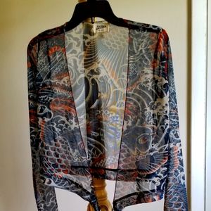 Jean Paul Gautlier see thru overshirt